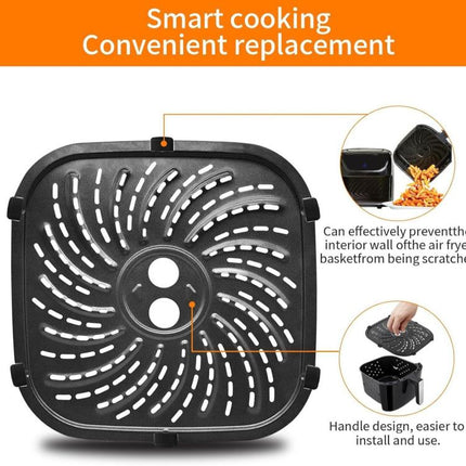 Air Fryer Replacement Grill Pan for PowerXL Vortex Pro 6QT 8QT Crisper Plate Insert Rack, 19.2 x 19.2cm, 22 x 22cm, 24 x 24cm