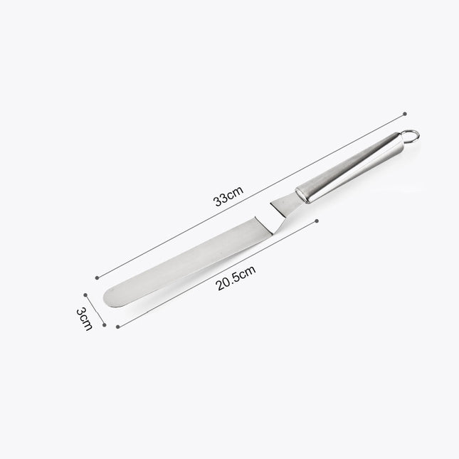Stainless Steel Cream Spatula Stainless Steel Bell Knife Cake Spatula Baking Scraper Baking Tools