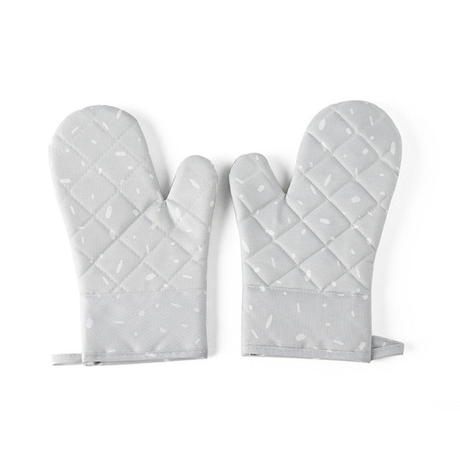 Kitchen Microwave Oven Thickened Silicone Heat-resistant Baking Special Insulation and Anti-scalding Gloves