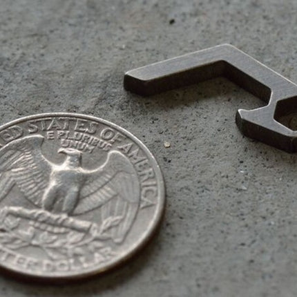 EDC Mini Lightweight Bottle Beer Opener Keyring Pocket Tool Outdoor Camp Hike Utility Gadget, Titanium Alloy, Stainless steel