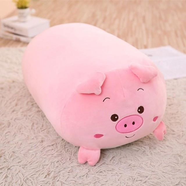 New Soft Animal Cartoon Pillow Cushion Cute Fat Dog Cat Totoro Penguin Pig Frog Plush Toy, 28cm, 60cm, 90cm