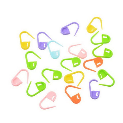 Colorful Plastic Sweater Weaving DIY Hand Tool Accessories Pin Mark Buckle, 120 PCS