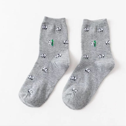 Animal Cartoon Cat Lovely for Women Cotton Socks