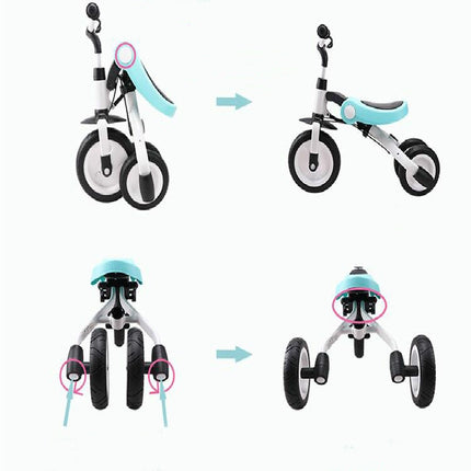Ride On Toys Baby Tricycle Children Folding Bike Kids Scooter, Baby Tricycle