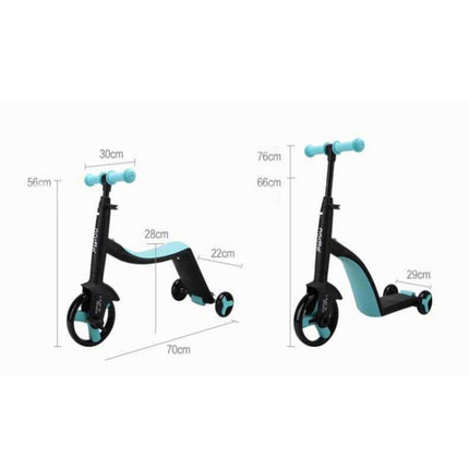 nadle FoldableThree-wheeled Three-mode Balance Bicycle Child Scooter