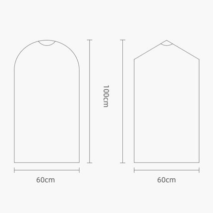 100 PCS Disposable Transparent Clothes Dust Bag Dust Cover, 55x80cm PP 4 Wires, 60x90cm PP 4 Wires, 60x100cm PP 4 Wires, 55x80cm Thicken PE 6 Wires, 60x90cm Thicken PE 6 Wires, 60x100cm Thicken PE 6 Wires, 60x110cm PP 4 Wires, 60x110cm Thicken PE 6 Wir...