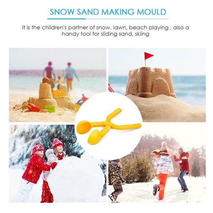Sand Mold Tool Snow Ball Maker Funny Outdoor Sport Beach Toy, Random Color, Sand Mold(Single mine), Sand Mold(Dual mine), Sand Mold(Ball), Sand Mold(Dual Ball), Sand Mold(Duck), Sand Mold(Football)