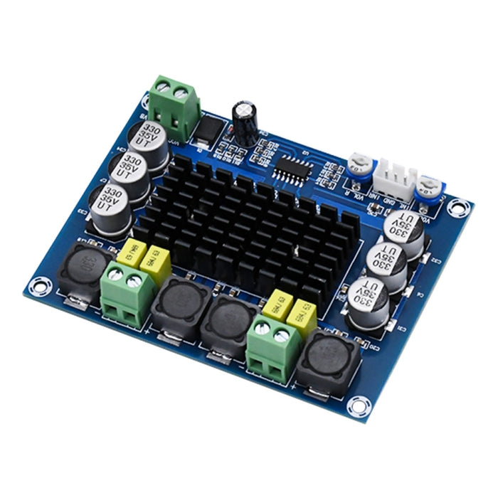 XH-M543 120 W + 120 W Zweikanal-Stereo-Hochleistungs-Digital-TPA3116D2-Audio-Leistungsverstärkerplatine, 120 W + 120 W Zweikanal-Audioverstärker