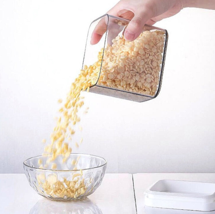 Household Coarse Grain Transparent Sealed Jar Food Grade Storage Jar Dried Fruit Snack Storage Jar with Lid, 700ml, 1100ml, 1500ml