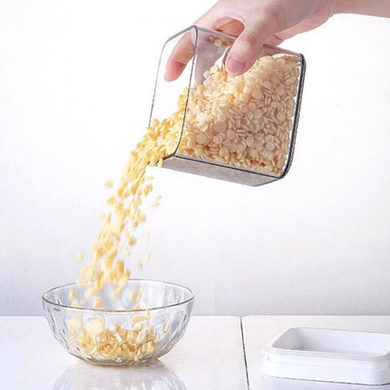 Household Coarse Grain Transparent Sealed Jar Food Grade Storage Jar Dried Fruit Snack Storage Jar with Lid, 700ml, 1100ml, 1500ml