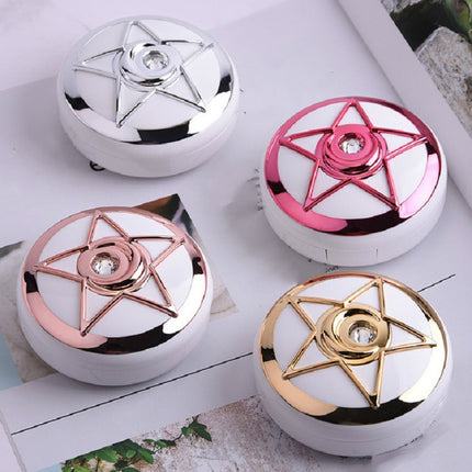 Portable Beauty Lens Care Double Box Contact Lens Case