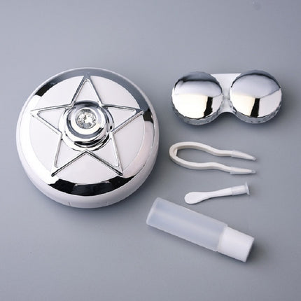 Portable Beauty Lens Care Double Box Contact Lens Case