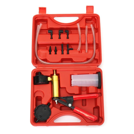 2 in 1 Brake Fluid Bleeder Change Hand Held Vacuum Pistol Pump Tester Kit, 2 in 1 Brake Fluid Bleeder