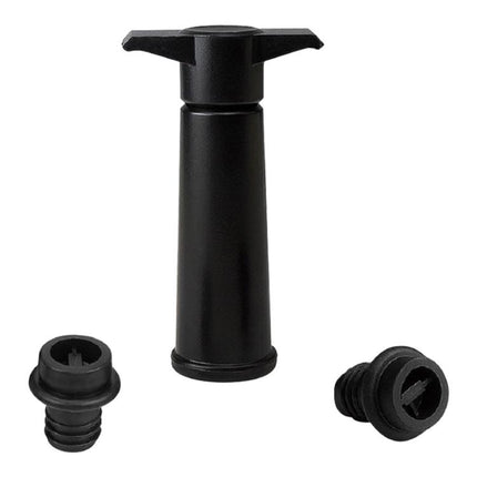 Red Wine Vacuum Pump Freshener Silicone Wine Stopper Set, Black Pump 2 Stoppers (OPP Bag), Black Pump 2 Stoppers (Box), 2 Stoppers Three Holes (OPP Bag), Black Pump Three-piece Box