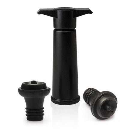 Red Wine Vacuum Pump Freshener Silicone Wine Stopper Set, Black Pump 2 Stoppers (OPP Bag), Black Pump 2 Stoppers (Box), 2 Stoppers Three Holes (OPP Bag), Black Pump Three-piece Box