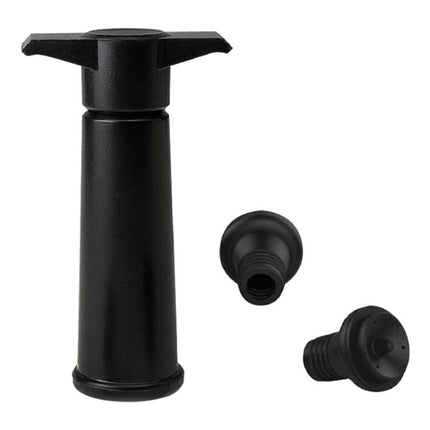 Red Wine Vacuum Pump Freshener Silicone Wine Stopper Set, Black Pump 2 Stoppers (OPP Bag), Black Pump 2 Stoppers (Box), 2 Stoppers Three Holes (OPP Bag), Black Pump Three-piece Box