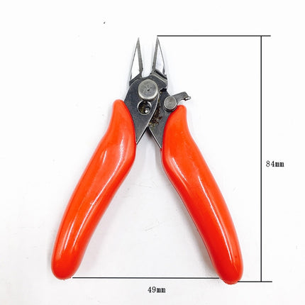 Stainless Steel Mini Electronic Water Cut Pliers Electrician Repair Tools, Red, Black