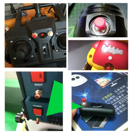 10 PCS 7mm Thread Multicolor 2 Pins Momentary Push Button Switch