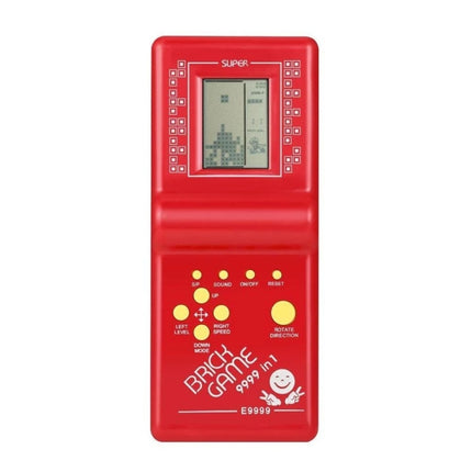 Classic Tetris Brick Game Handheld Game Console, Bulit-in 7 Kinds Games, Random Color Delivery