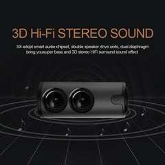 ZEALOT S8 Altavoz estéreo Bluetooth 3D Subwoofer inalámbrico Columna Control táctil portátil Reproducción de tarjeta TF AUX Manos libres con micrófono