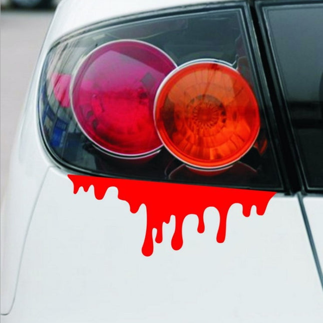 Cool Car Stickers Red Blood DIY Vehicle Body Emblem Badge Car Styling Sticker Car-covers