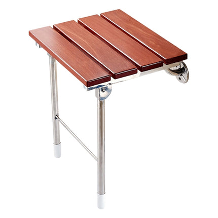 Wood Folding Wall Mounted Relaxation Shower Chair Solid Seat, Folding Solid Chair