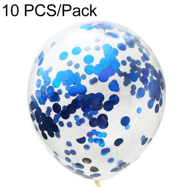 10 PCS 12 Inch Confetti Balloons Wedding Decoration Happy Birthday Party Latex Balloon