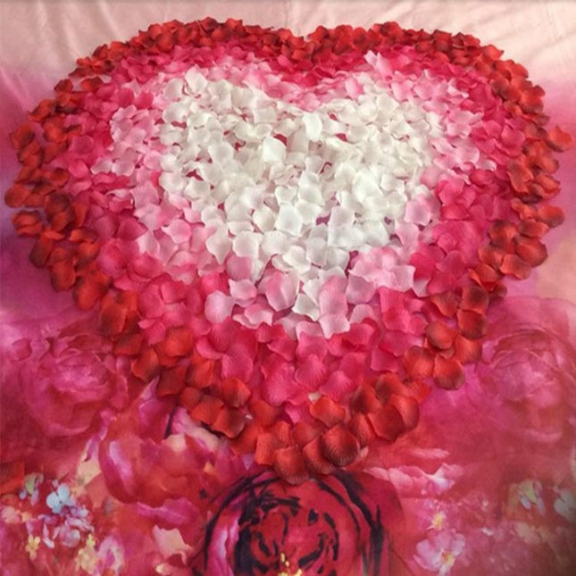 1000pcs / Pack Artificial Wedding Rose Petals Flowers Wedding Decorations, Red, Wine Red, Magenta, Purple Red, Light Pink, Cream White, White, Dark Purple, Light Purple, Wine Red + Dark, Violet, Yellow, Sunset Red, Dark Blue, Light Blue, Lake Blue     ...