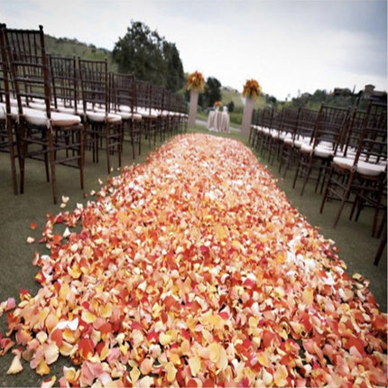 1000pcs / Pack Artificial Wedding Rose Petals Flowers Wedding Decorations, Red, Wine Red, Magenta, Purple Red, Light Pink, Cream White, White, Dark Purple, Light Purple, Wine Red + Dark, Violet, Yellow, Sunset Red, Dark Blue, Light Blue, Lake Blue     ...