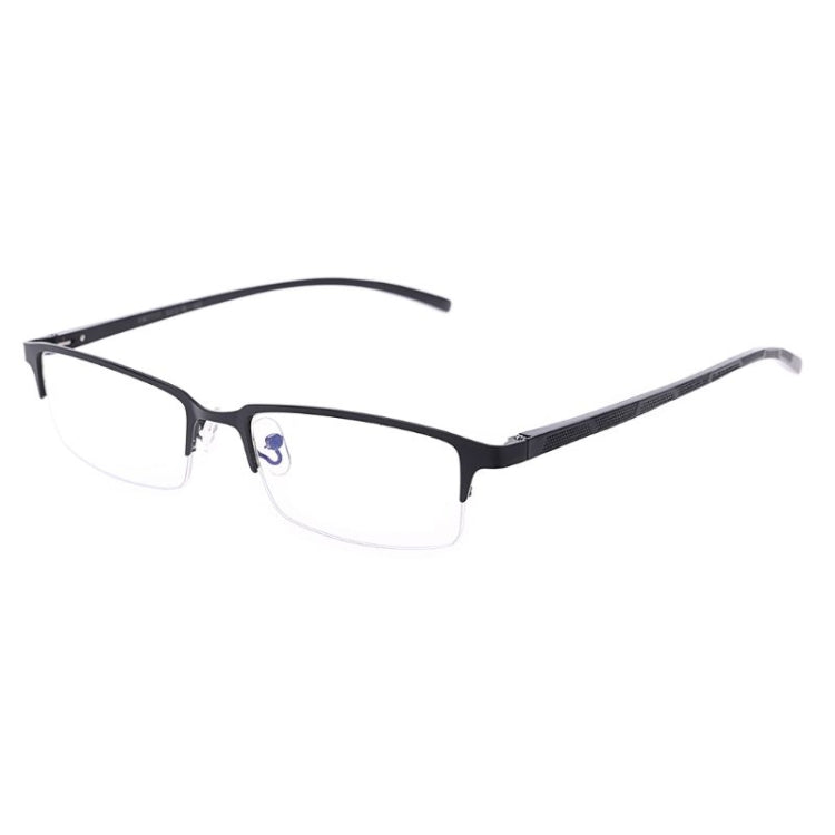 Anti Blu-ray Business Eye Glasses for Men Metal Frame Plain Glass Spectacles