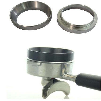 Coffee Machine Powder Picker Powder Ring Anti-flying Powder Quantitative Ring Espresso 58mm without Magnetic Machine Accessories, 58mm
