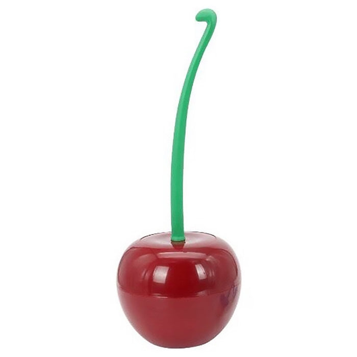 Cherry Shaped Toilet Brush Bathroom Creative Lovely Lavatory Brush Toilet Cleaning Kit, Red, Green