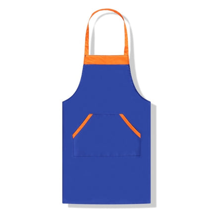 Solid Color Polyester Home Apron Antifouling Simple Adult Apron