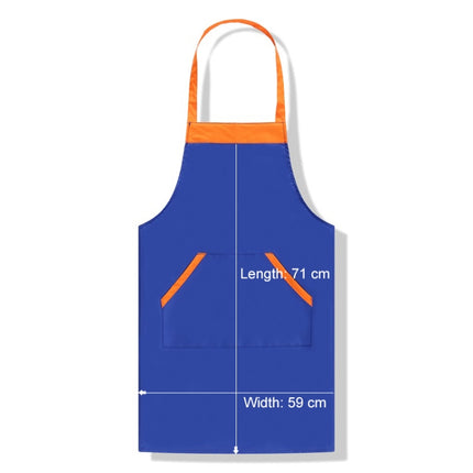 Solid Color Polyester Home Apron Antifouling Simple Adult Apron
