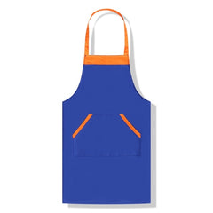 Solid Color Polyester Home Apron Antifouling Simple Adult Apron