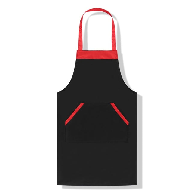 Solid Color Polyester Home Apron Antifouling Simple Adult Apron