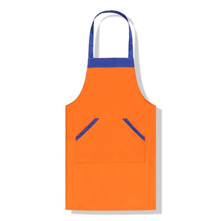 Solid Color Polyester Home Apron Antifouling Simple Adult Apron