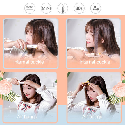 Mini Professional Hair Tools Smoothing Corrugated Travel Straightening Irons