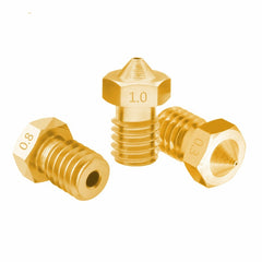 8 PCS Bugatti 3D Printer Accessories E3D-V5 V6 Nozzle M6 Thread Consumables Hot Nozzle, 1.75/0.2mm, 1.75/0.25mm, 1.75/0.3mm, 1.75/0.35mm, 1.75/0.4mm, 1.75/0.5mm, 1.75/0.6mm, 1.75/0.8mm, 1.75/1.0mm, 3/0.2mm, 3/0.3mm, 3/0.4mm, 3/0.5mm, 3/0.6mm, 3/0.8mm