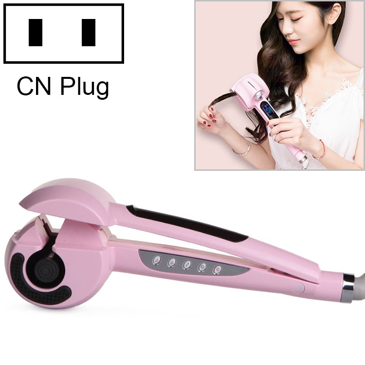 Automatic Titanium Curling Irons Hair Styler tools Dual voltage with LCD screen display