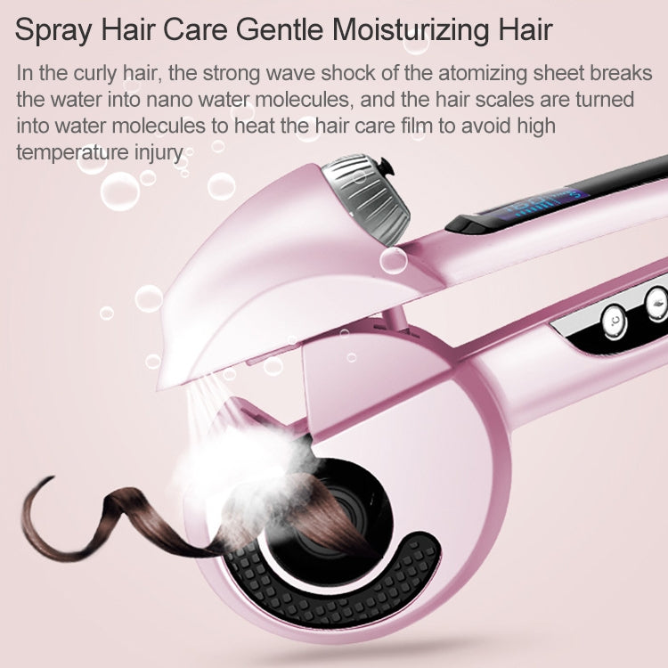 Automatic Titanium Curling Irons Hair Styler tools Dual voltage with LCD screen display