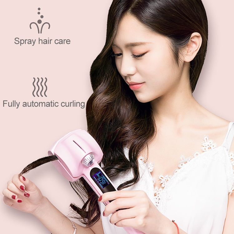 Automatic Titanium Curling Irons Hair Styler tools Dual voltage with LCD screen display