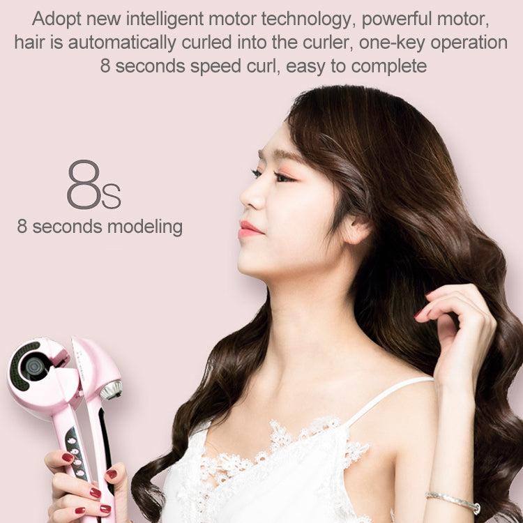 Automatic Titanium Curling Irons Hair Styler tools Dual voltage with LCD screen display