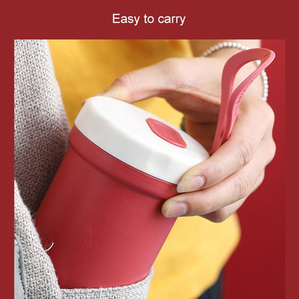 Creative Plastic Breakfast Drink Porridge Soup Anti-scald Microwave Oven Soup Cup