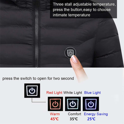 Winter Smart Electric Heating Hooded Jacket