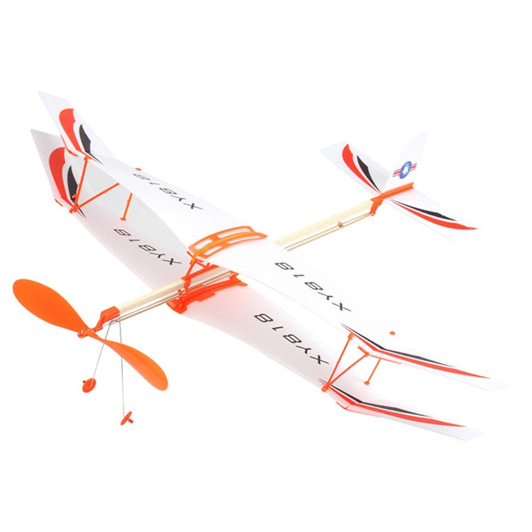 DIY Assemble Rubber Powered Model Plane Glider Aircraft Toy Educational Toys, Random Style Delivery, Plane Glider Toy