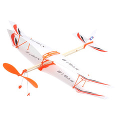 DIY Assemble Rubber Powered Model Plane Glider Aircraft Toy Educational Toys, Random Style Delivery, Plane Glider Toy