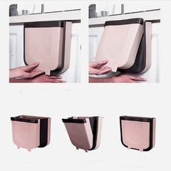 Foldable Hanging Kitchen Trash Can, 24x6x21cm, 23x6x29cm