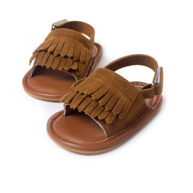 Casual Fashion PU Fringed Baby Sandals, 11cm/76g, 12cm/83g, 13cm/93g
