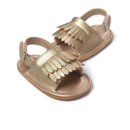 Casual Fashion PU Fringed Baby Sandals, 11cm/76g, 12cm/83g, 13cm/93g